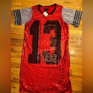 🏈Ashley Stewart Sequin Jersey Dress🏈